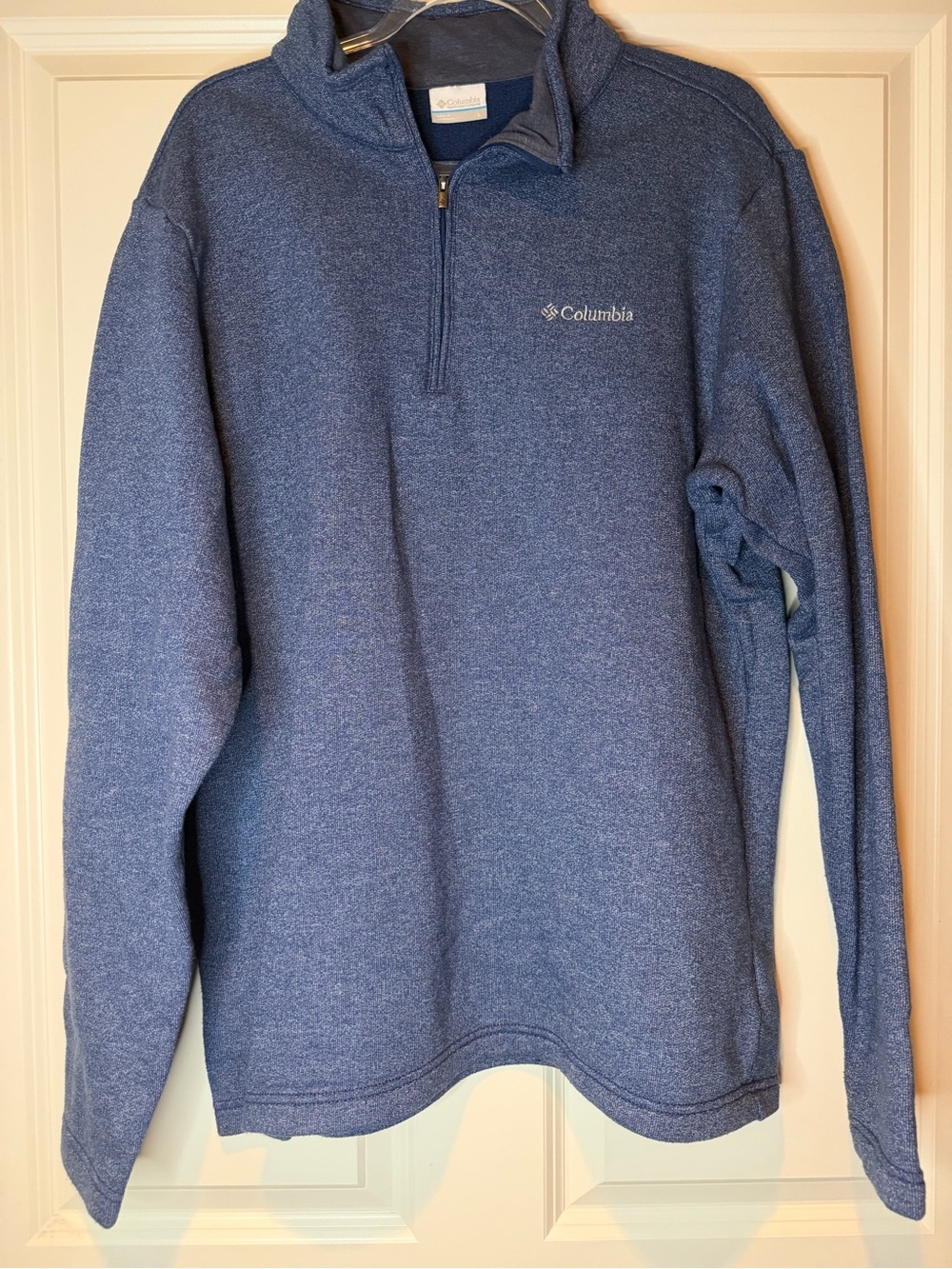 Columbia Men’s Half-Zip Blue Sweater Jacket